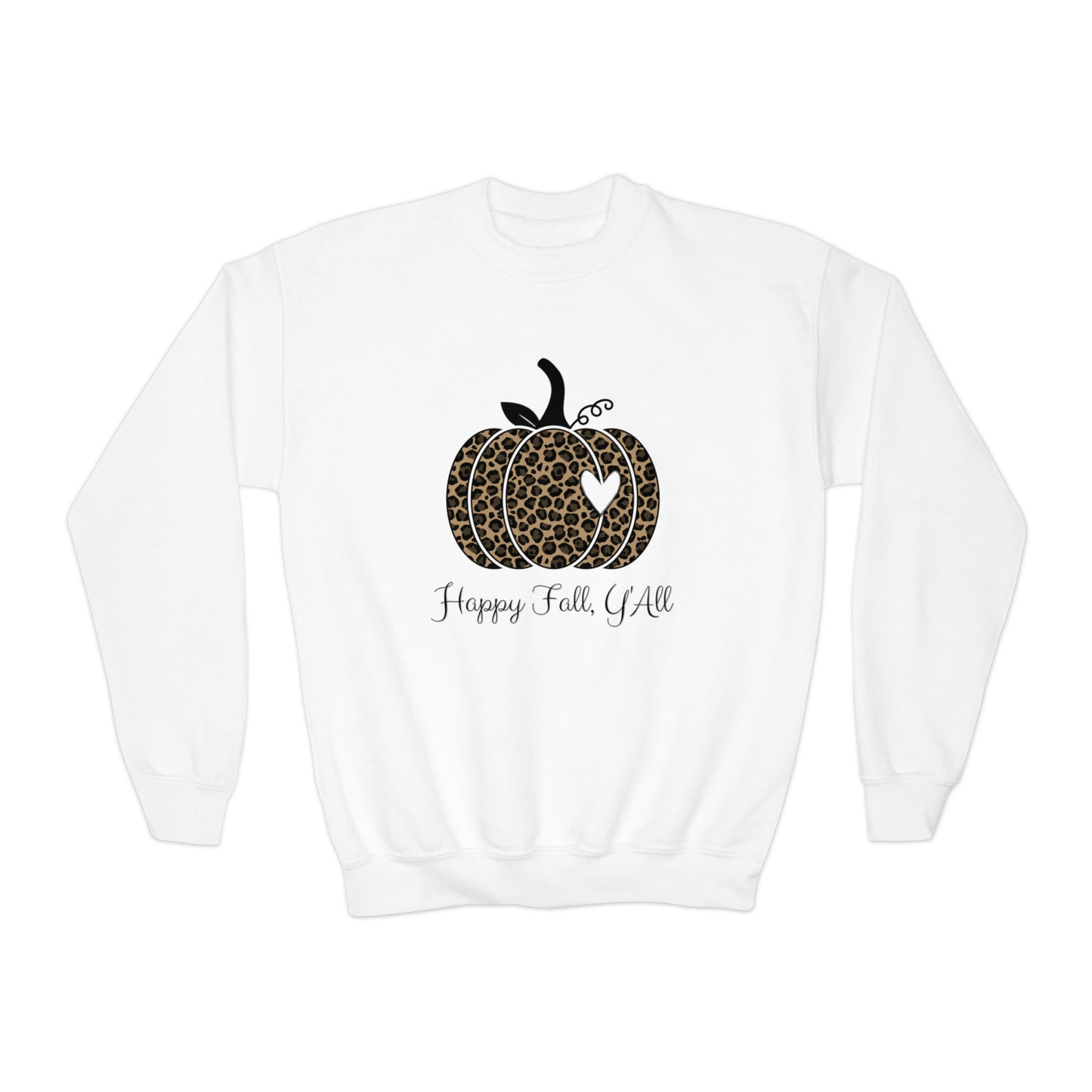 Happy Fall Y’all Youth Crewneck Sweatshirt