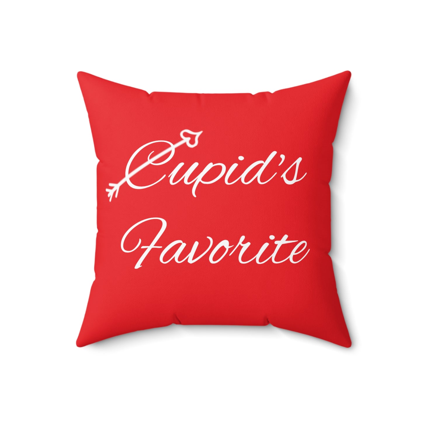 Cupid’s Favorite Polyester Square Pillow Cover