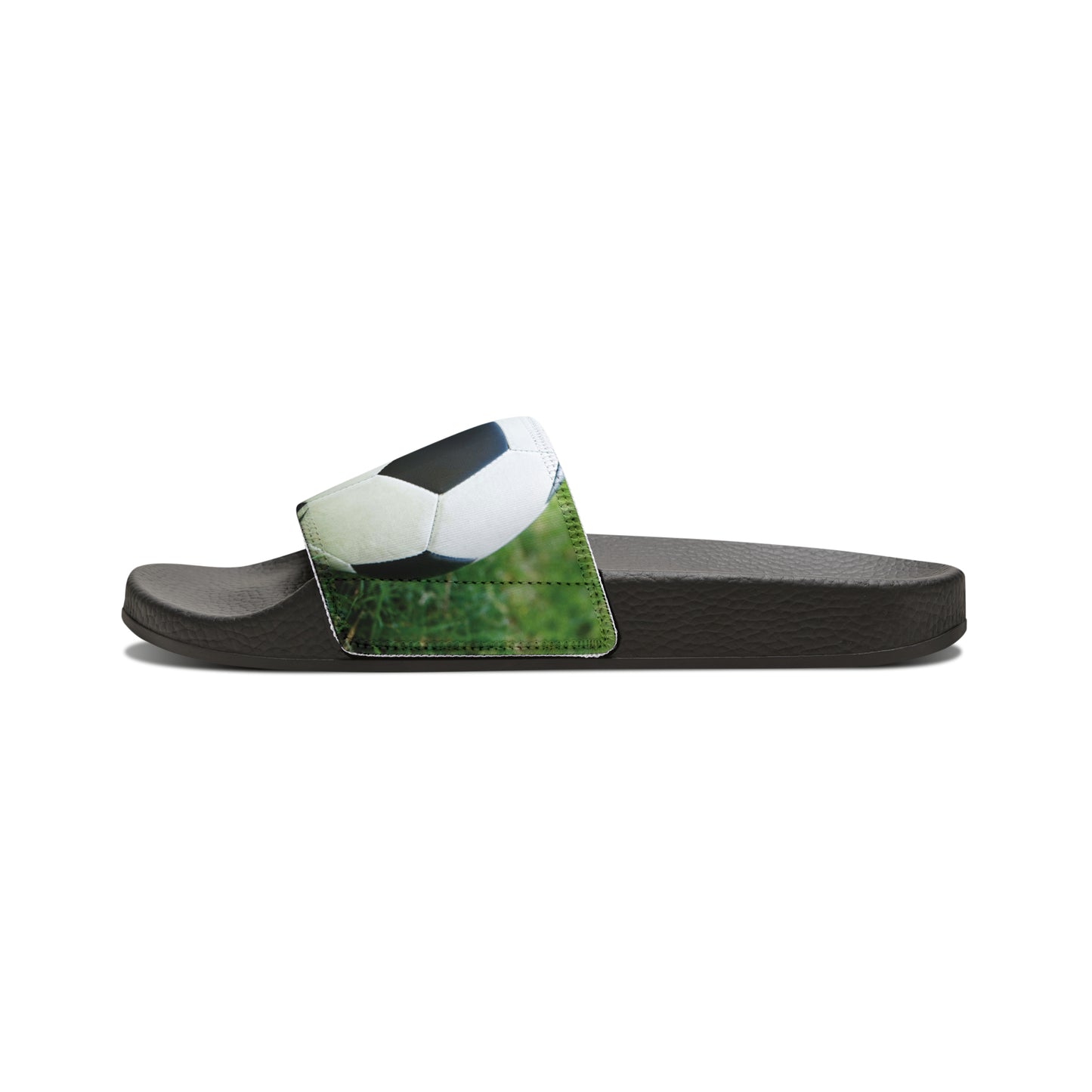 Men's Soccer Ball PU Slide Sandals