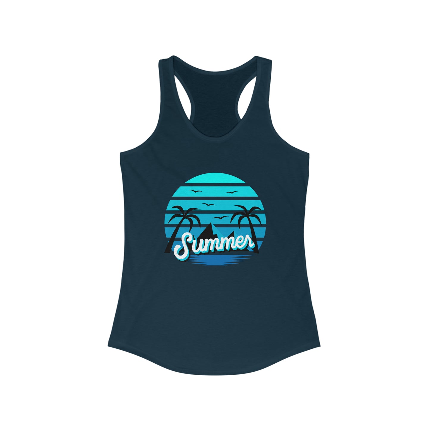 Women's Retro Summer Racerback Tank