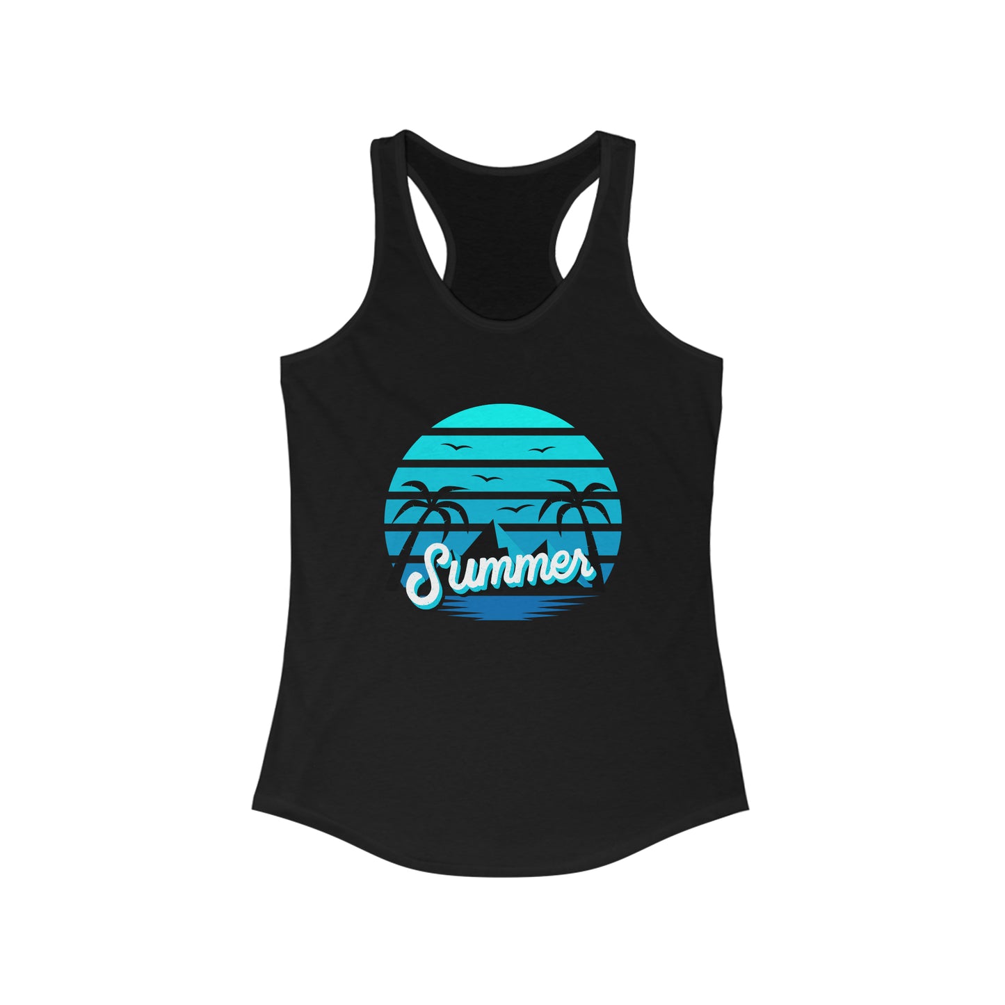 Women's Retro Summer Racerback Tank