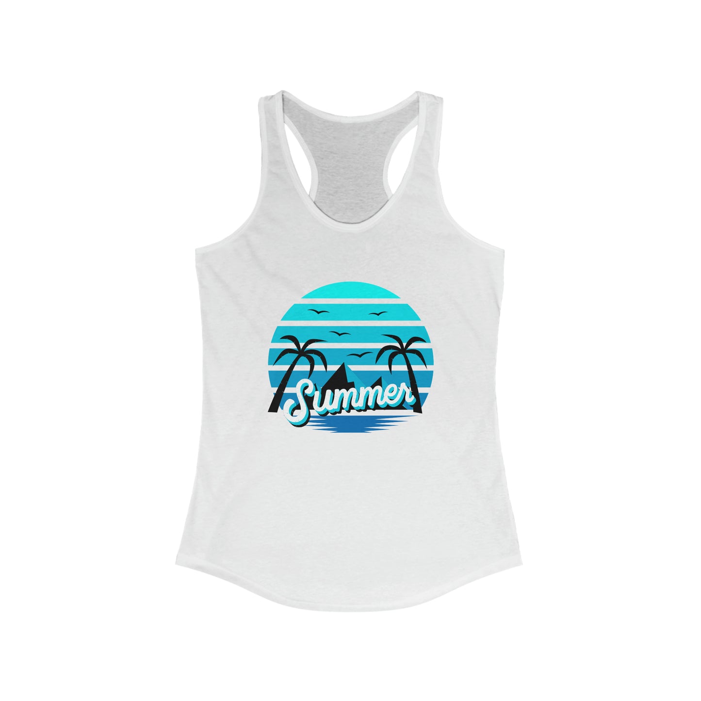 Women's Retro Summer Racerback Tank