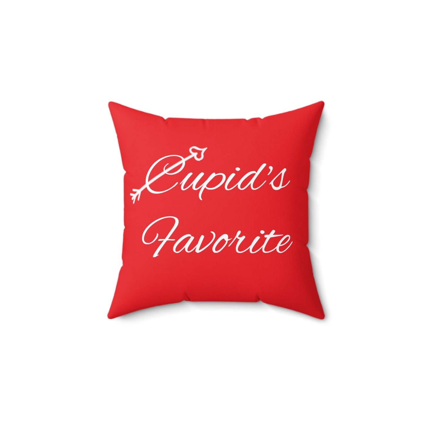 Cupid’s Favorite Polyester Square Pillow Cover