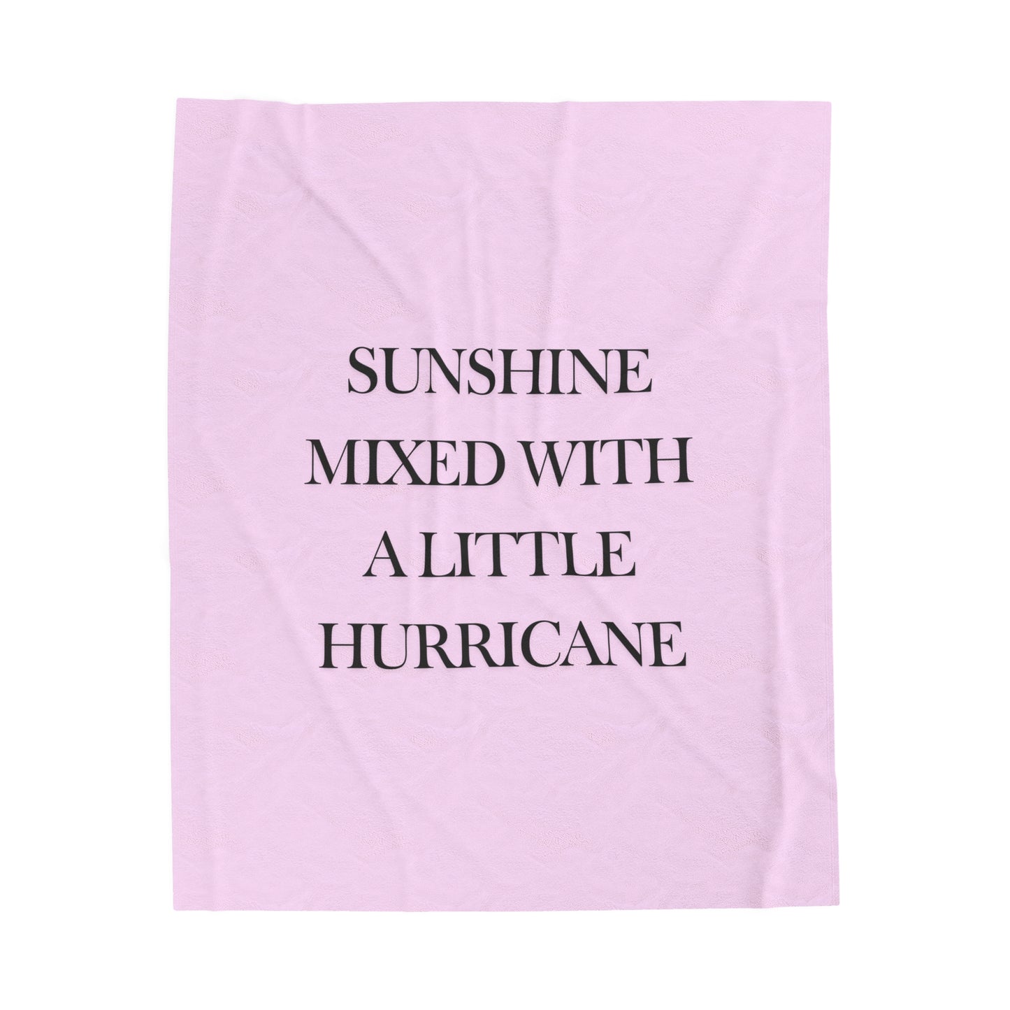 Sunshine & Hurricane Velveteen Plush Blanket