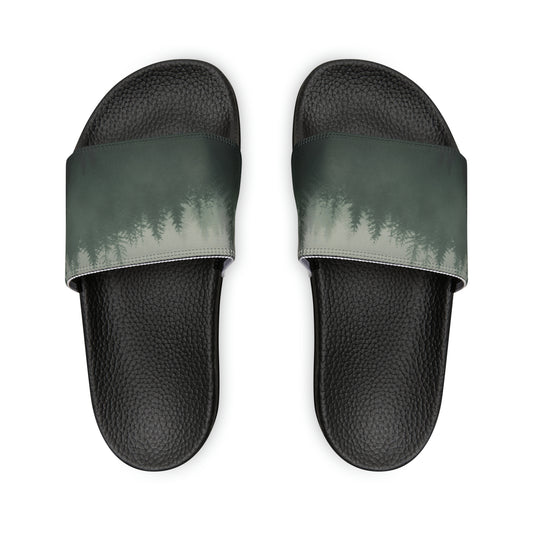 Men's Forest PU Slide Sandals