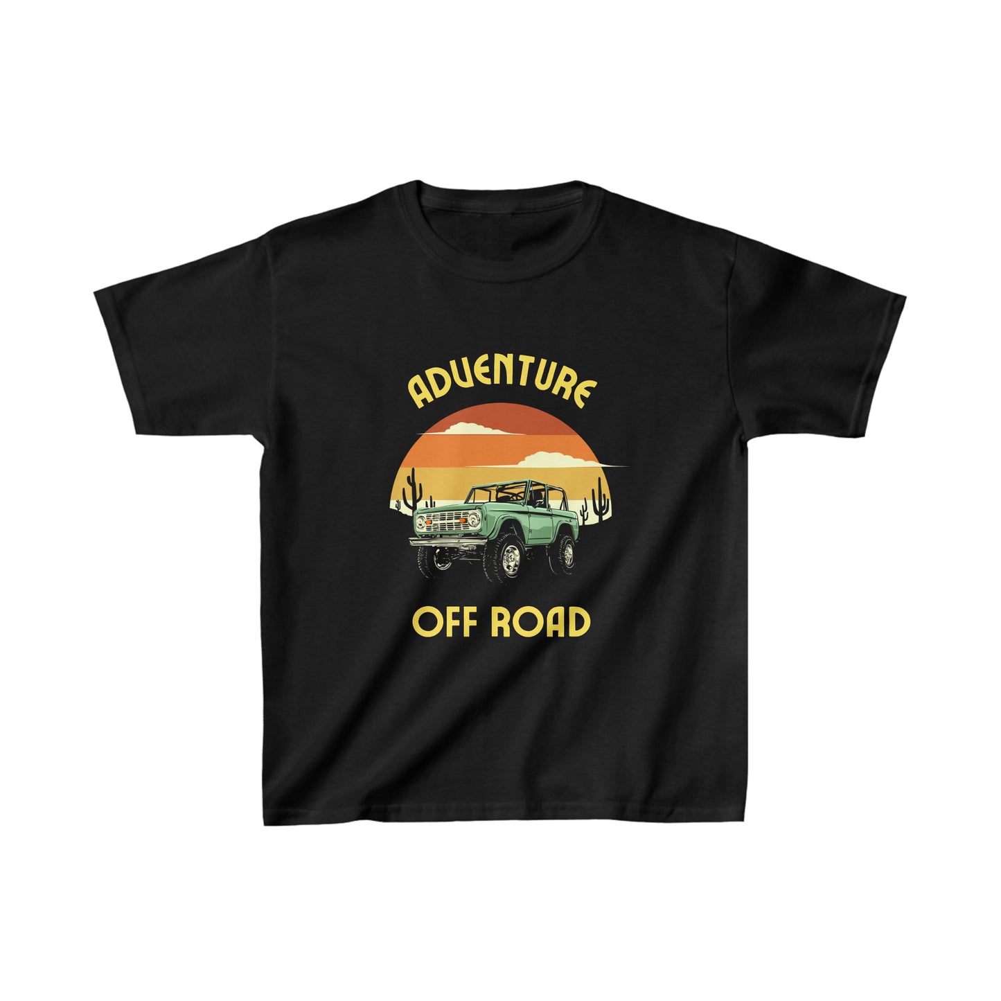 Kids Retro Off Road Cotton Tee