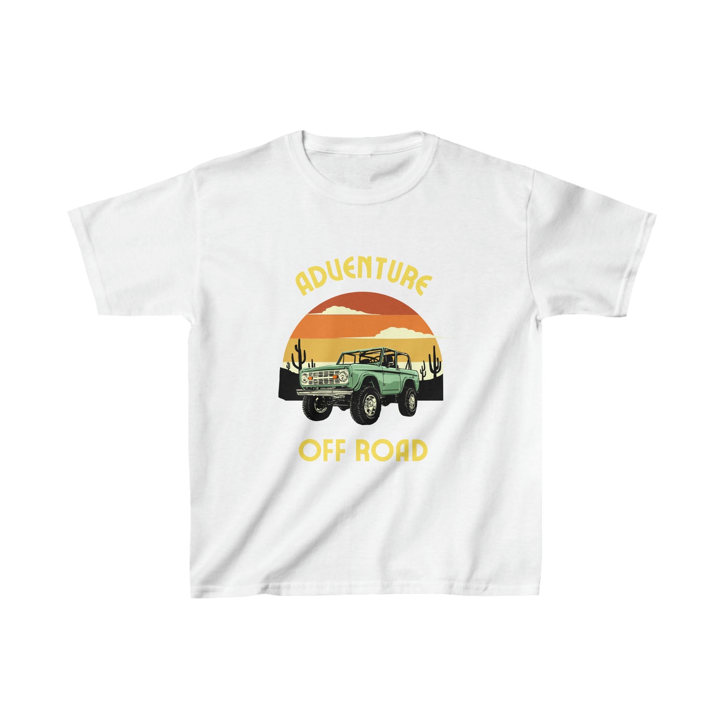 Kids Retro Off Road Cotton Tee