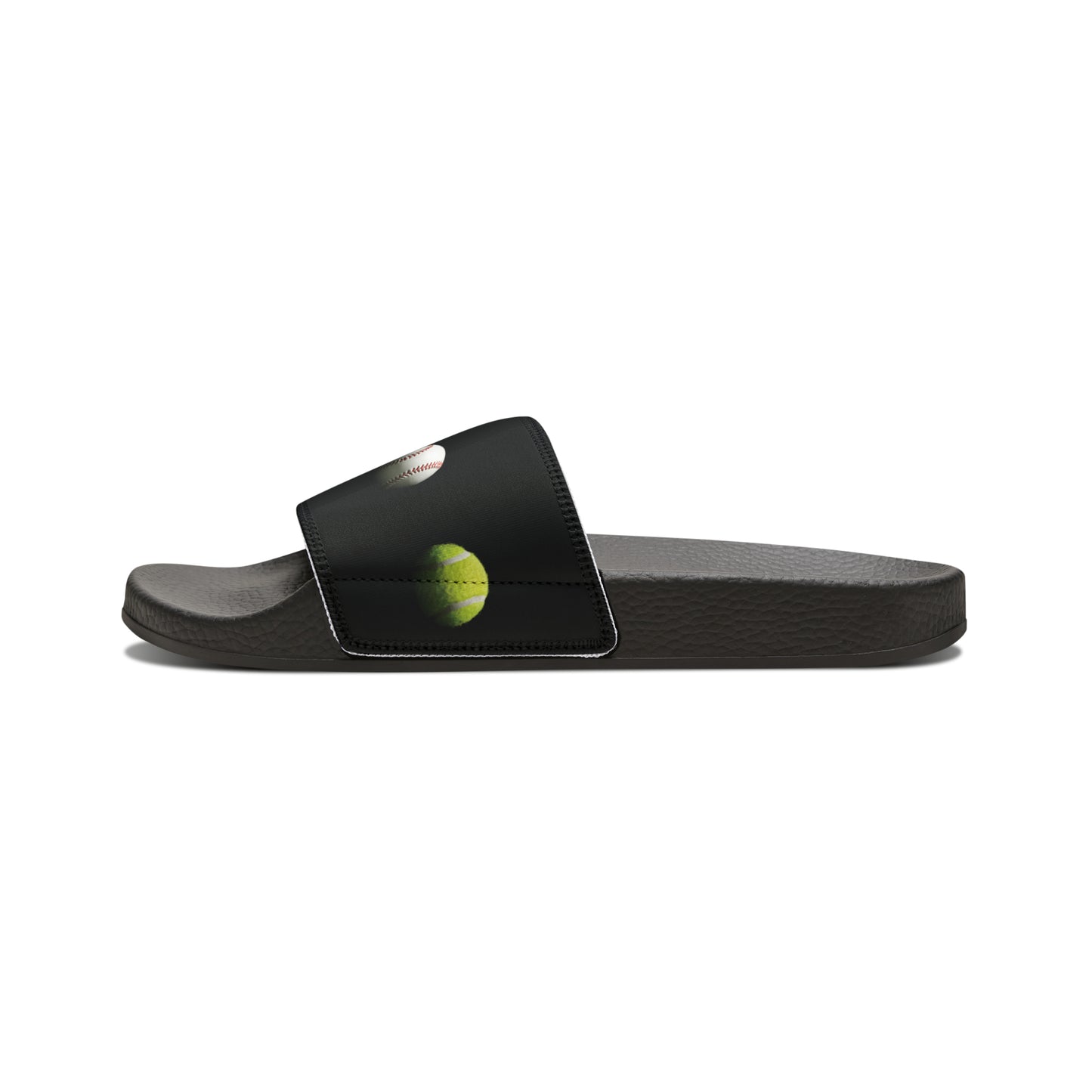 Men's Sports Balls PU Slide Sandals