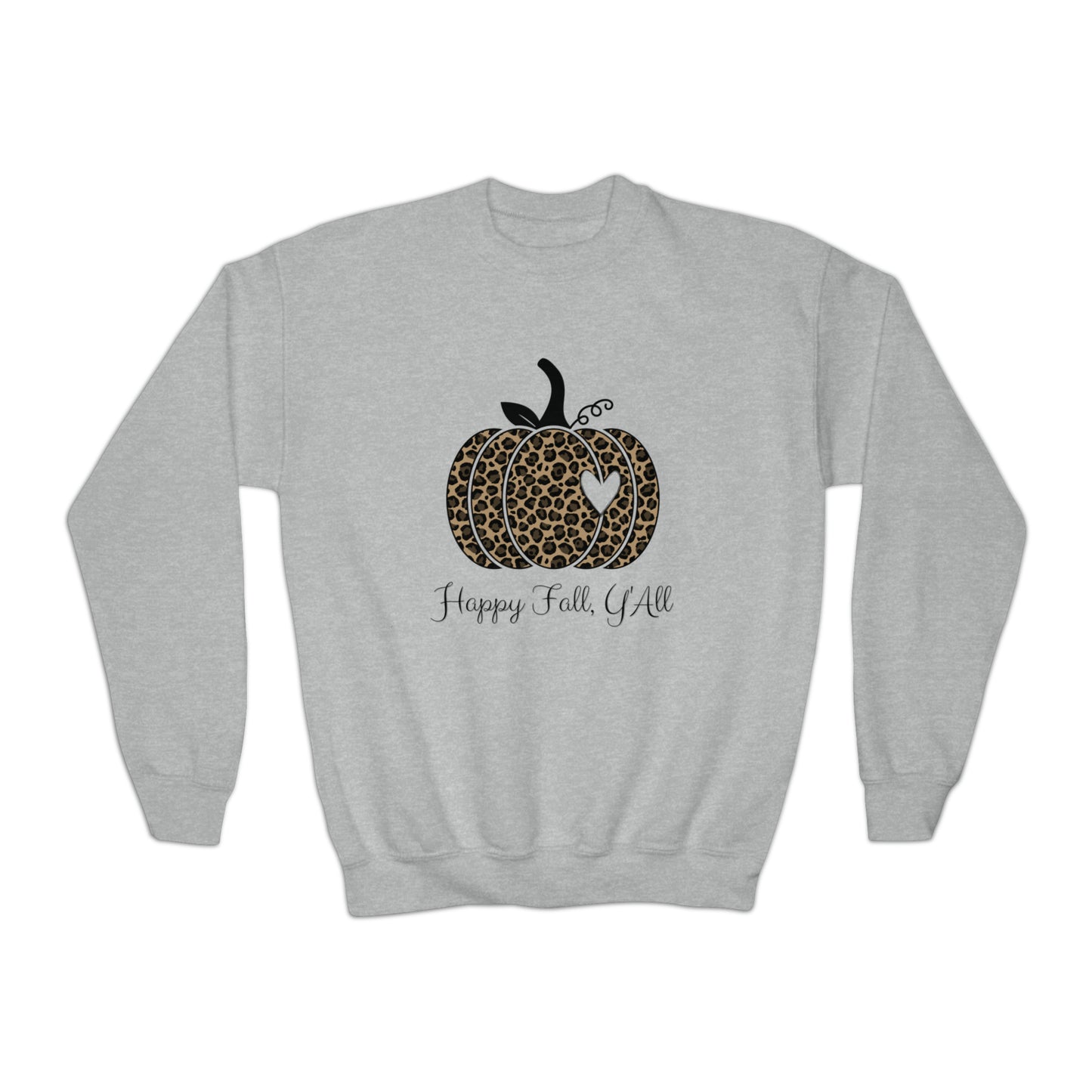 Happy Fall Y’all Youth Crewneck Sweatshirt