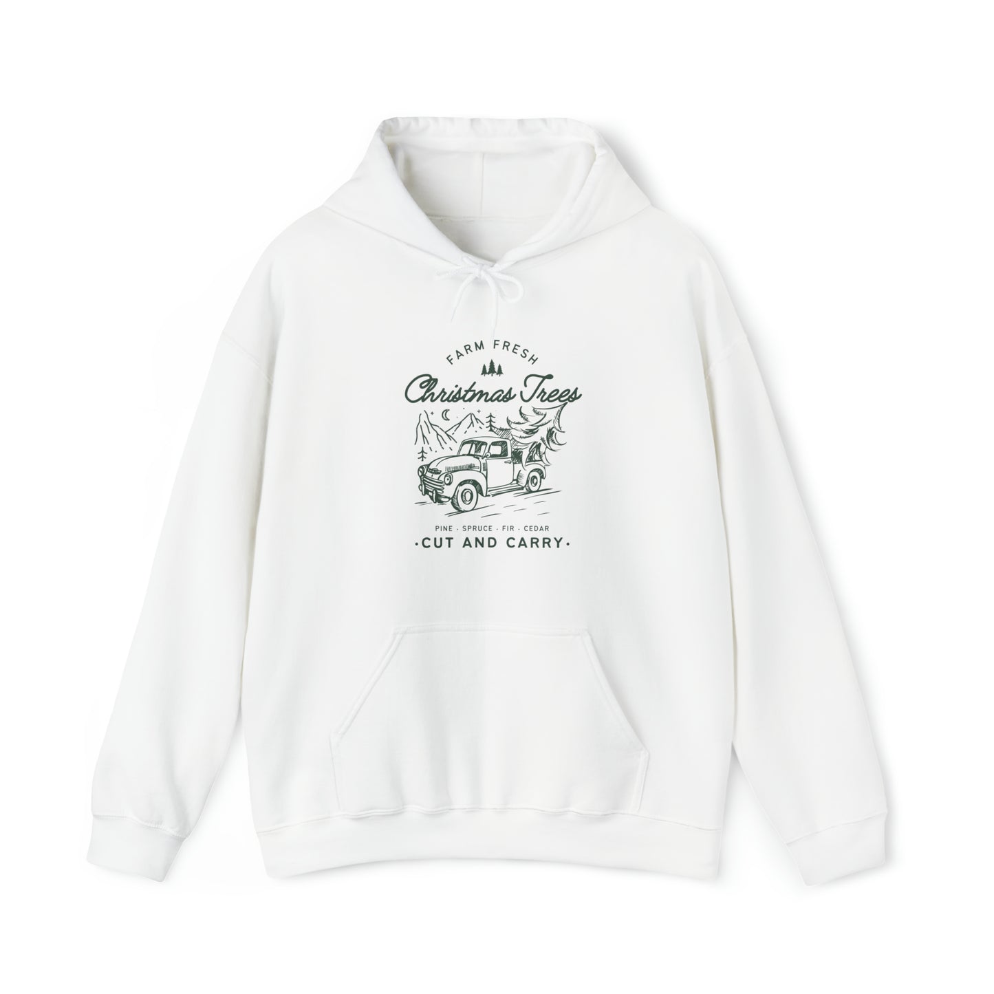 Unisex Christmas Tree Farm Hooded Sweatshirt