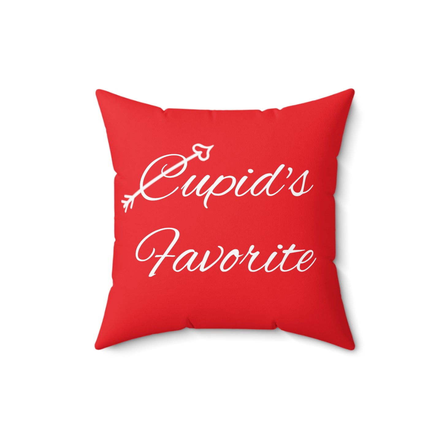 Cupid’s Favorite Polyester Square Pillow Cover