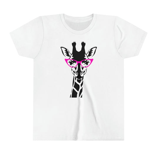 Giraffe in Glasses Youth Tee