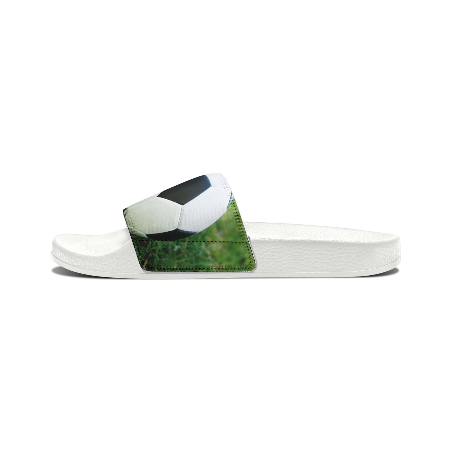 Men's Soccer Ball PU Slide Sandals