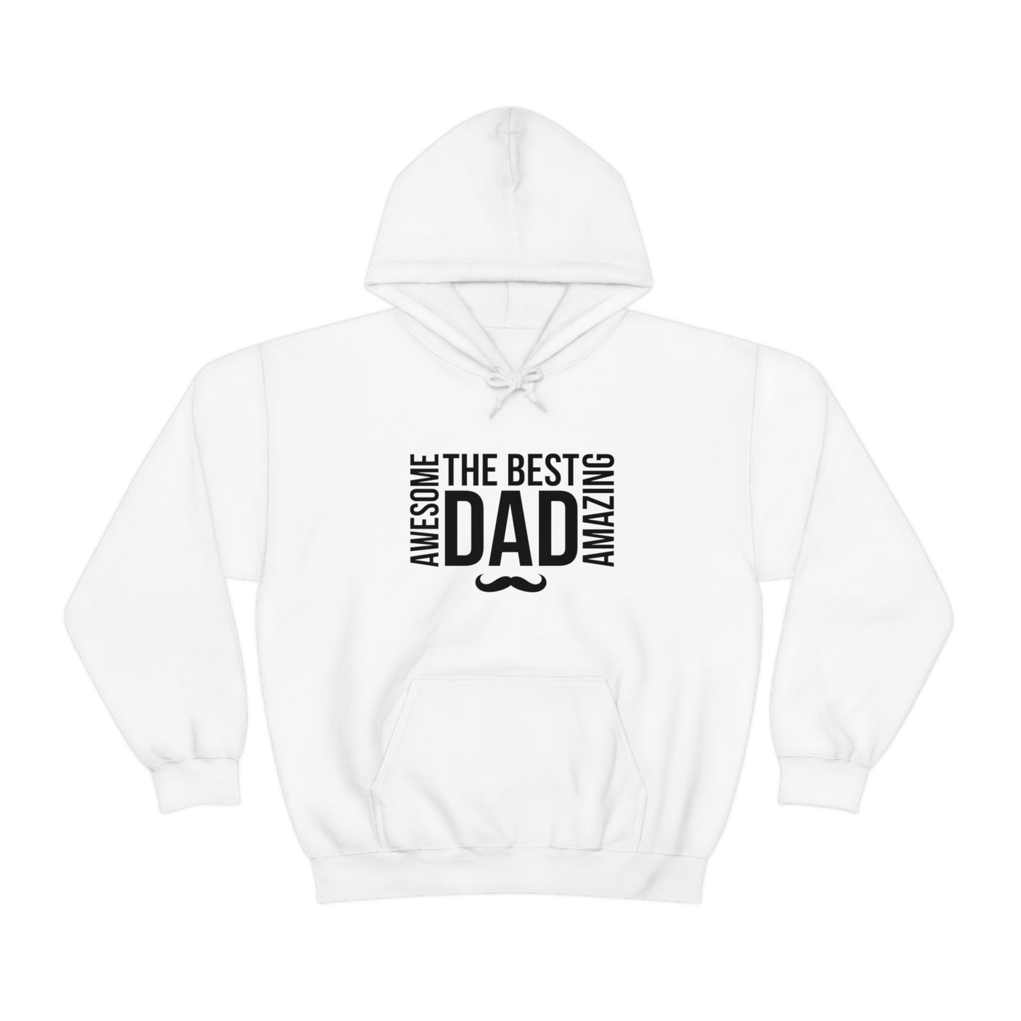 Awesome Best Amazing Dad | Unisex Heavy Blend™ Hooded Sweatshirt