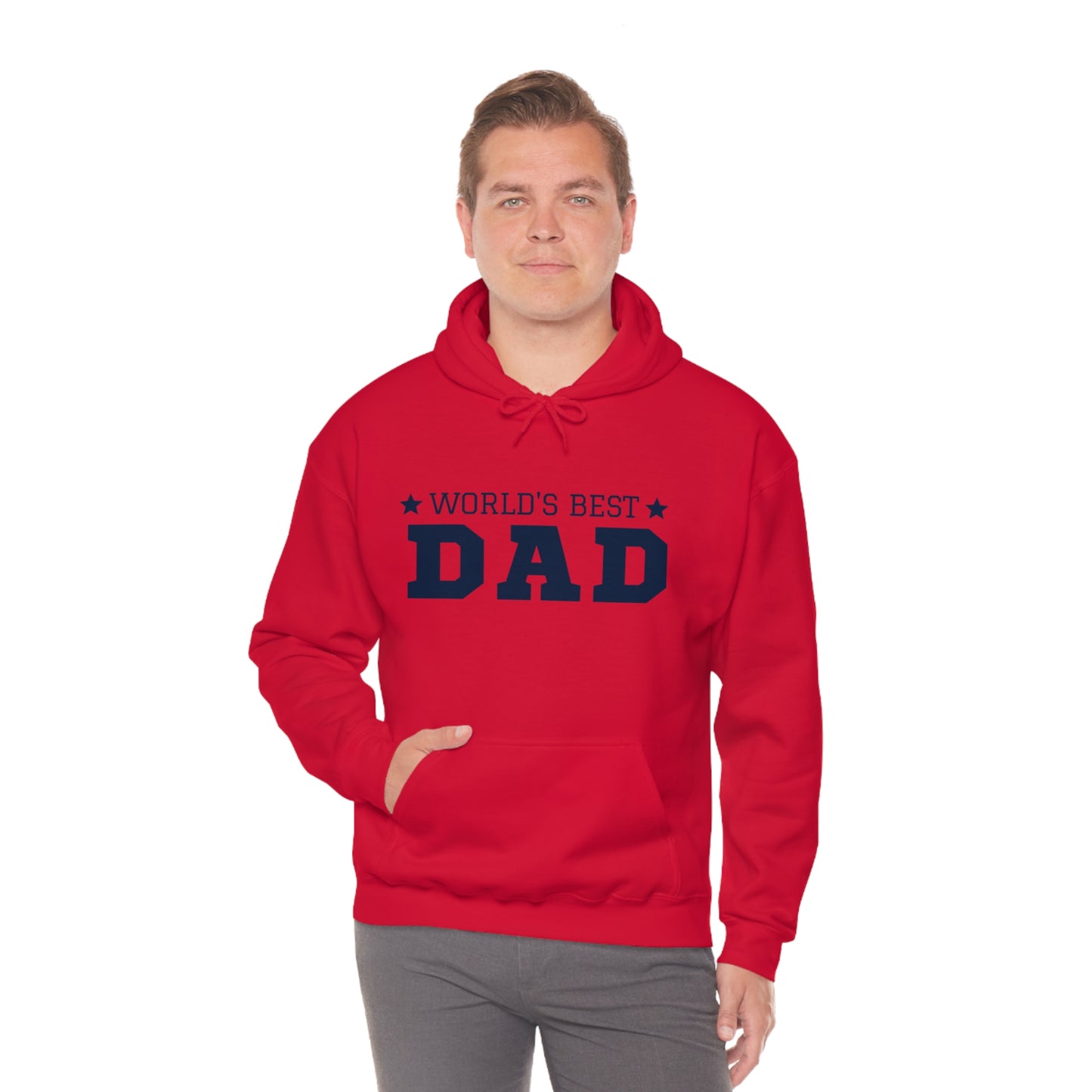 World's Best Dad | Unisex Heavy Blend™ Hooded Sweatshirt