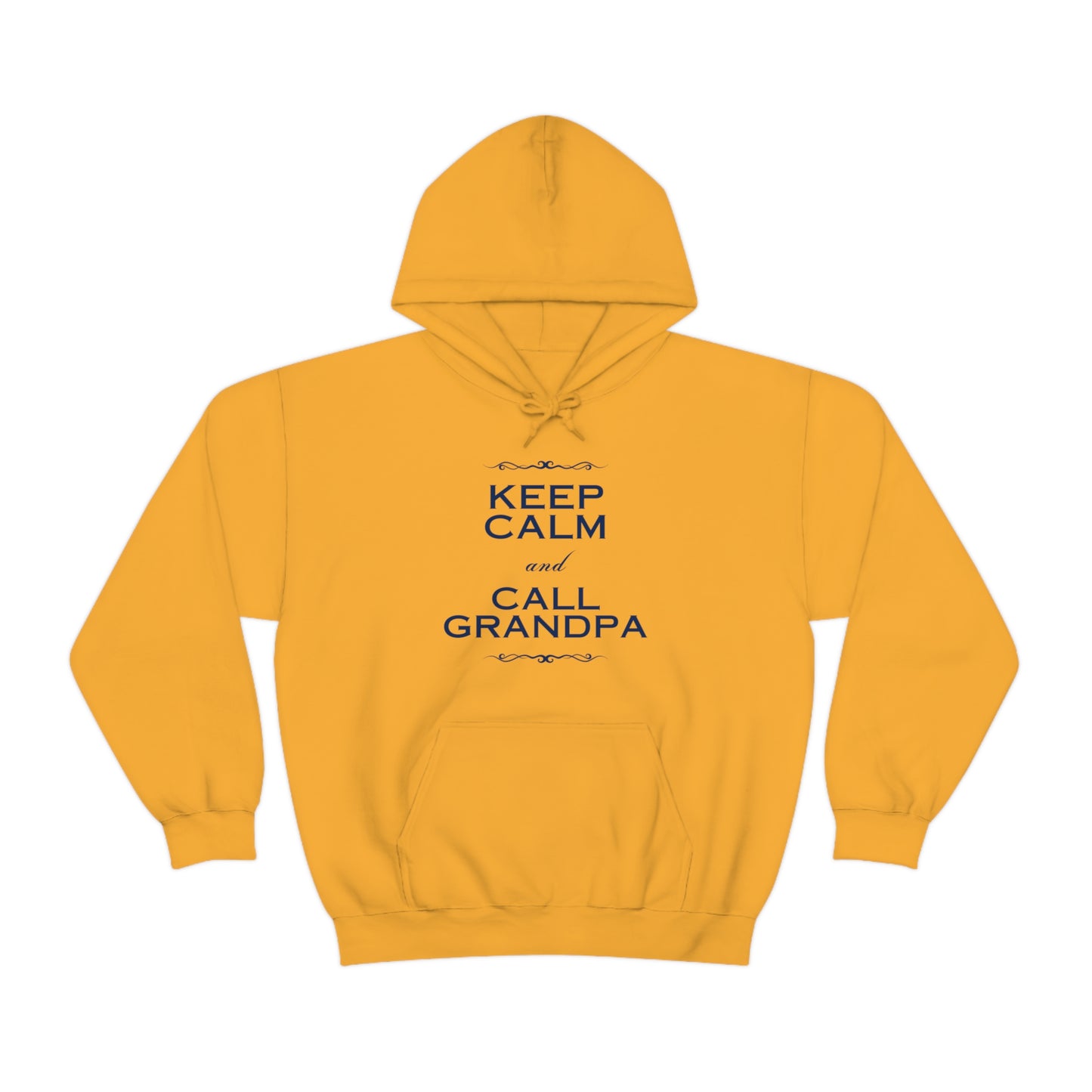 Keep Calm & Call Grandpa | Unisex Heavy Blend™ Hooded Sweatshirt