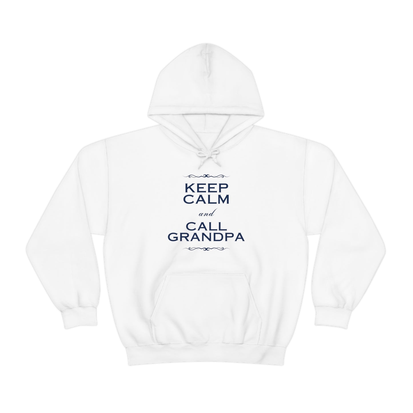 Keep Calm & Call Grandpa | Unisex Heavy Blend™ Hooded Sweatshirt