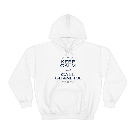 Keep Calm & Call Grandpa | Unisex Heavy Blend™ Hooded Sweatshirt