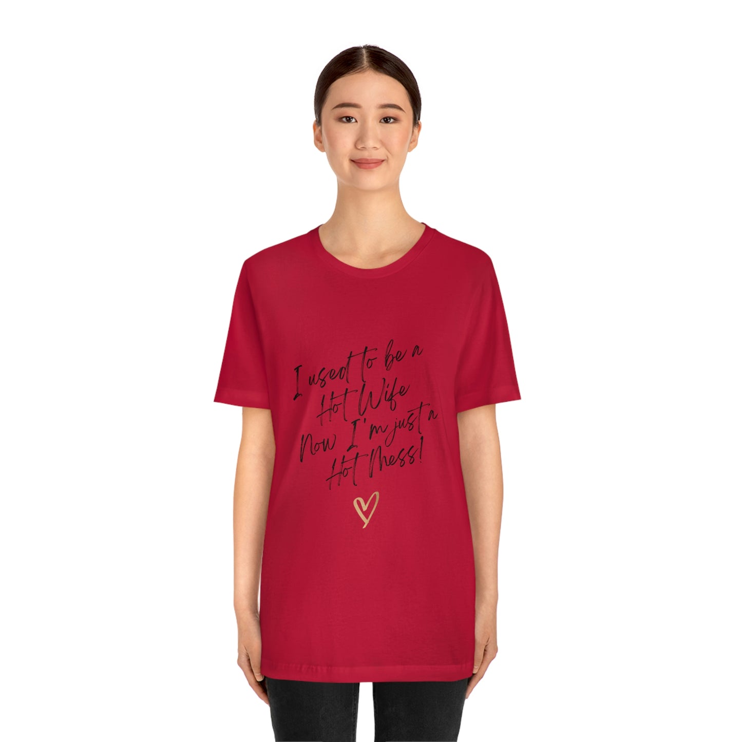 Hot Mess Jersey Short Sleeve Tee