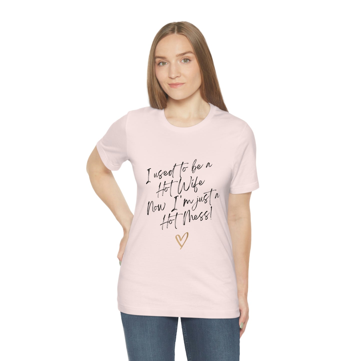 Hot Mess Jersey Short Sleeve Tee