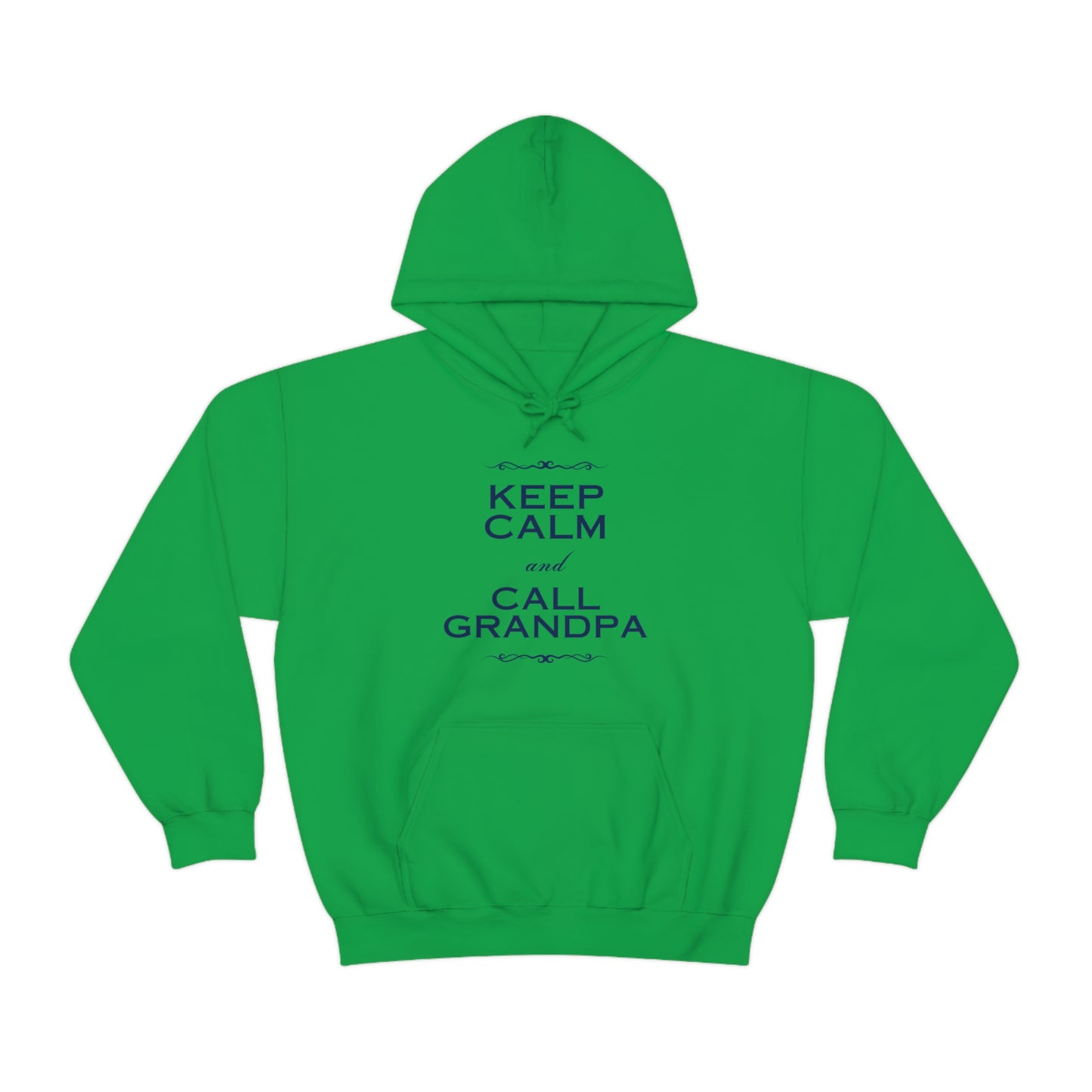 Keep Calm & Call Grandpa | Unisex Heavy Blend™ Hooded Sweatshirt