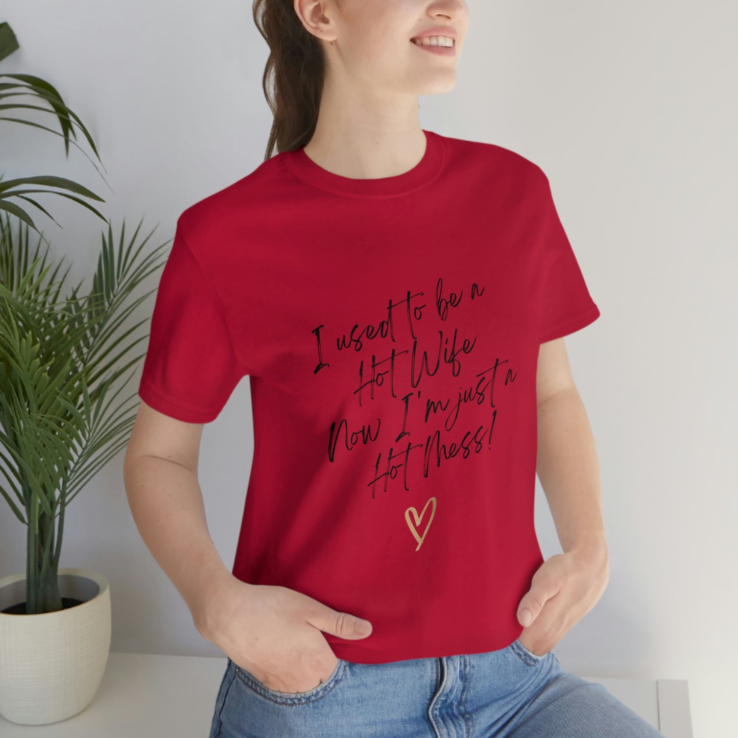 Hot Mess Jersey Short Sleeve Tee