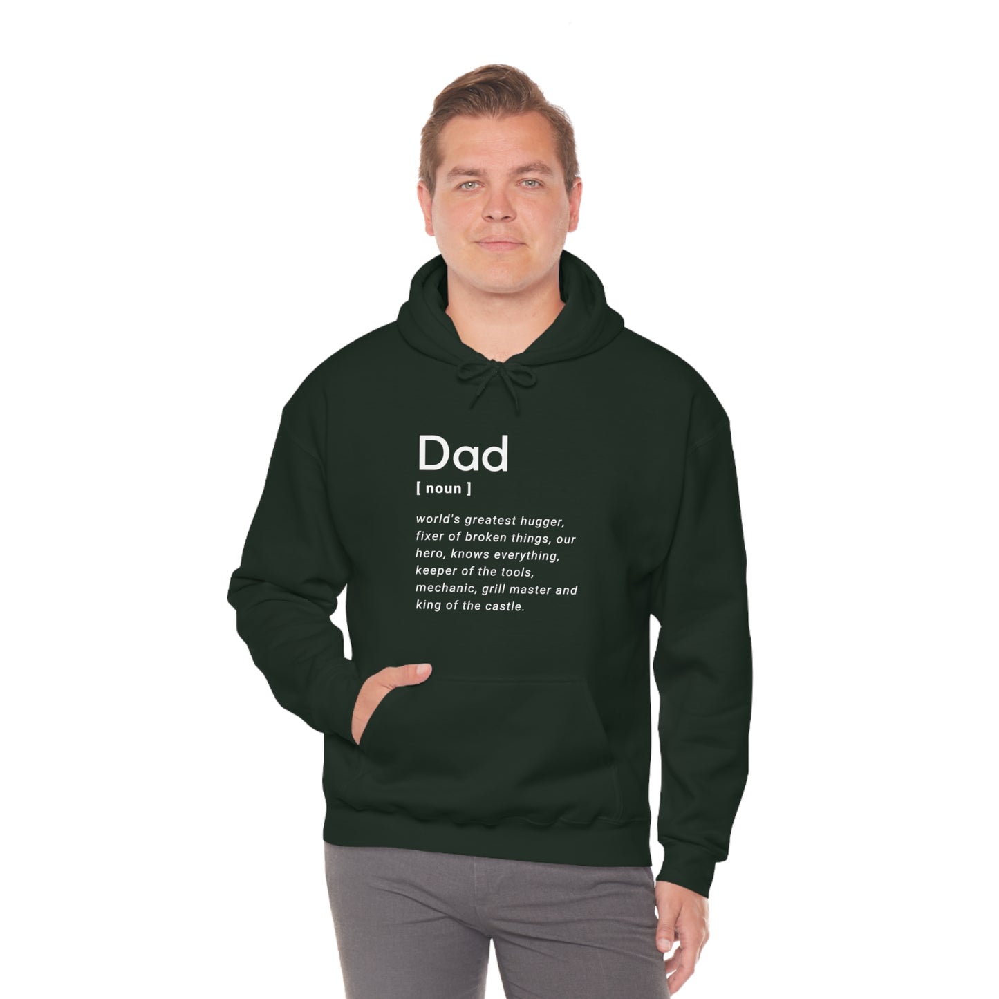 Dad Definition | Unisex Heavy Blend™ Hooded Sweatshirt