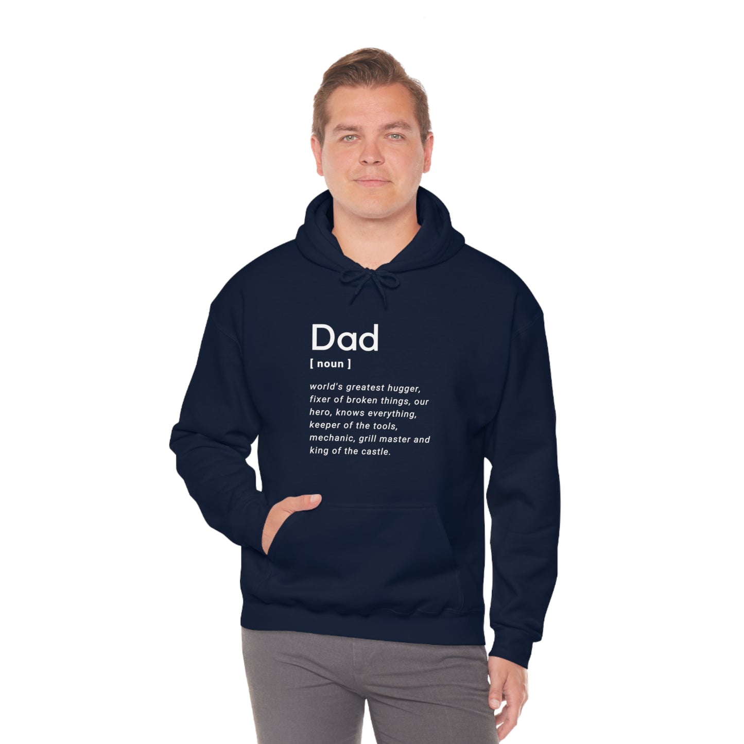 Dad Definition | Unisex Heavy Blend™ Hooded Sweatshirt