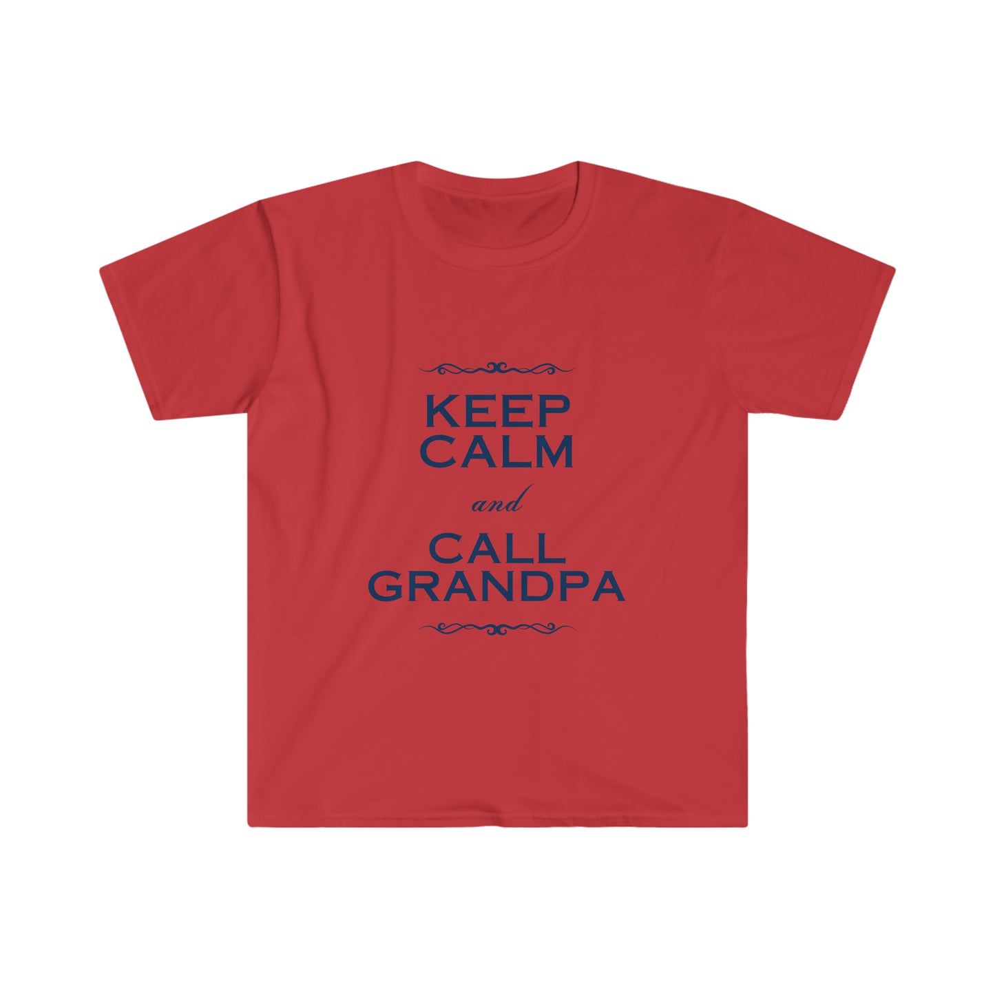 Keep Calm & Call Grandpa Softstyle T-Shirt