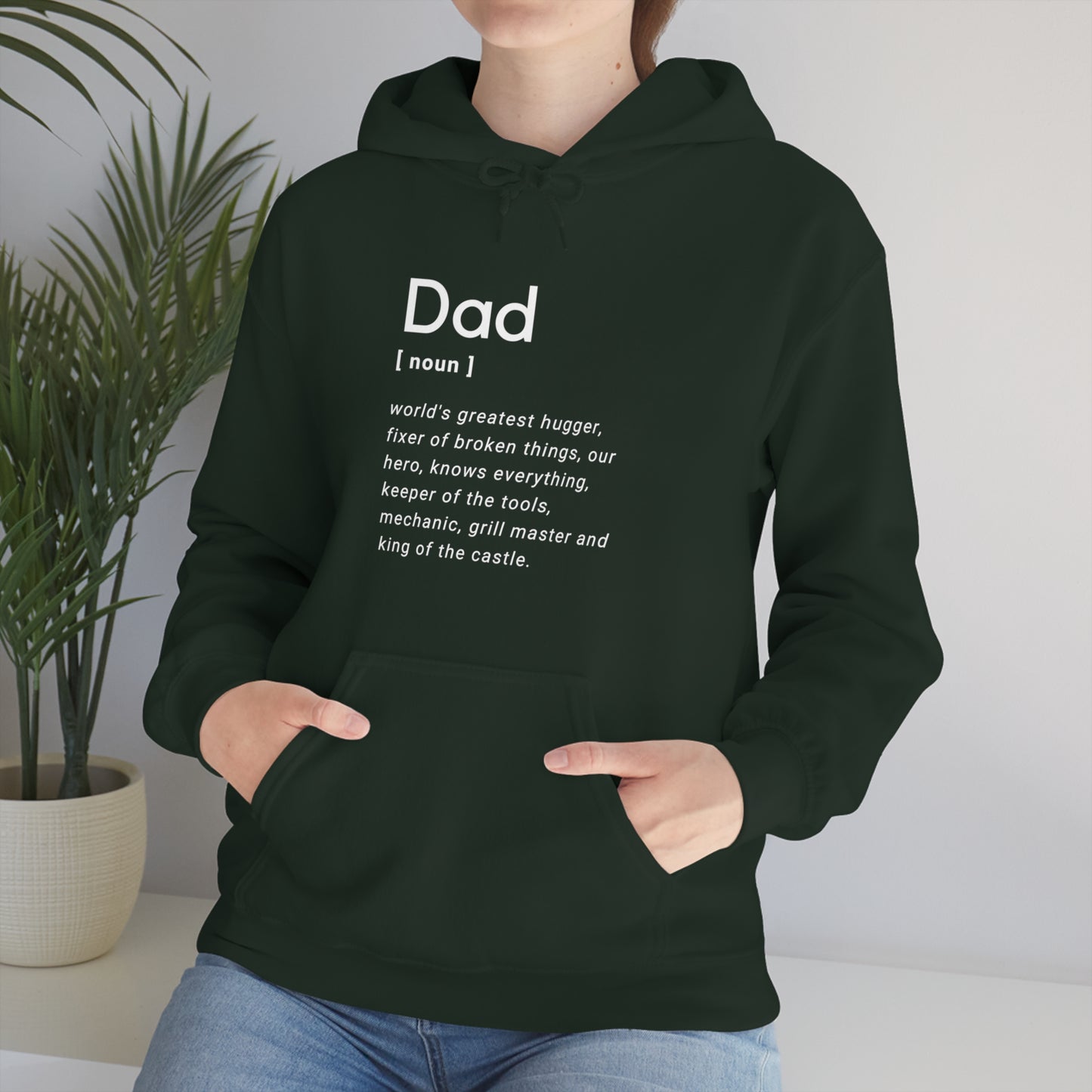 Dad Definition | Unisex Heavy Blend™ Hooded Sweatshirt