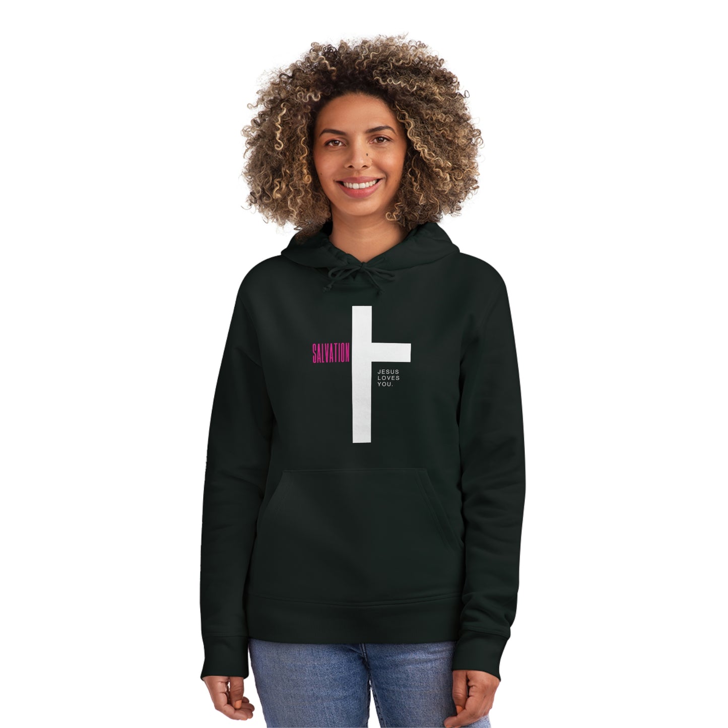 Women’s Drummer Hoodie - Salvation Jesus Loves You